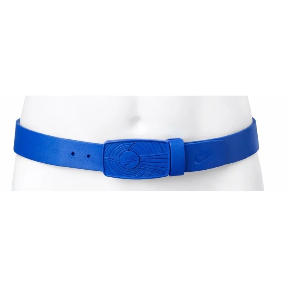 Nike G-Flex Golf Belt Mens Medium Blue New Synthetic Leather PS18009411